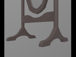 Mirror oval 3D Model
