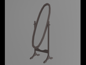 Mirror oval 3D Model