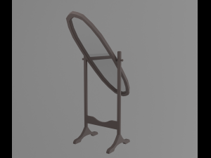 Mirror oval 3D Model