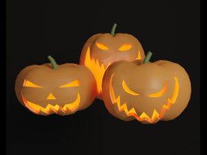 Pumpkins Model 3D