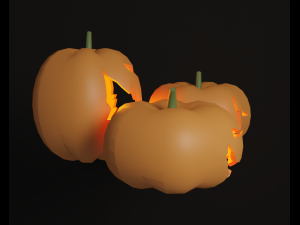 Pumpkins Model 3D