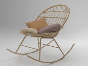 Sallanan sandalye 3D Model