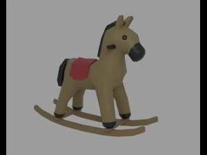Cavalo de balan&ccedil;o Modelo 3D