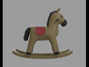 Rocking horse Modelo 3D