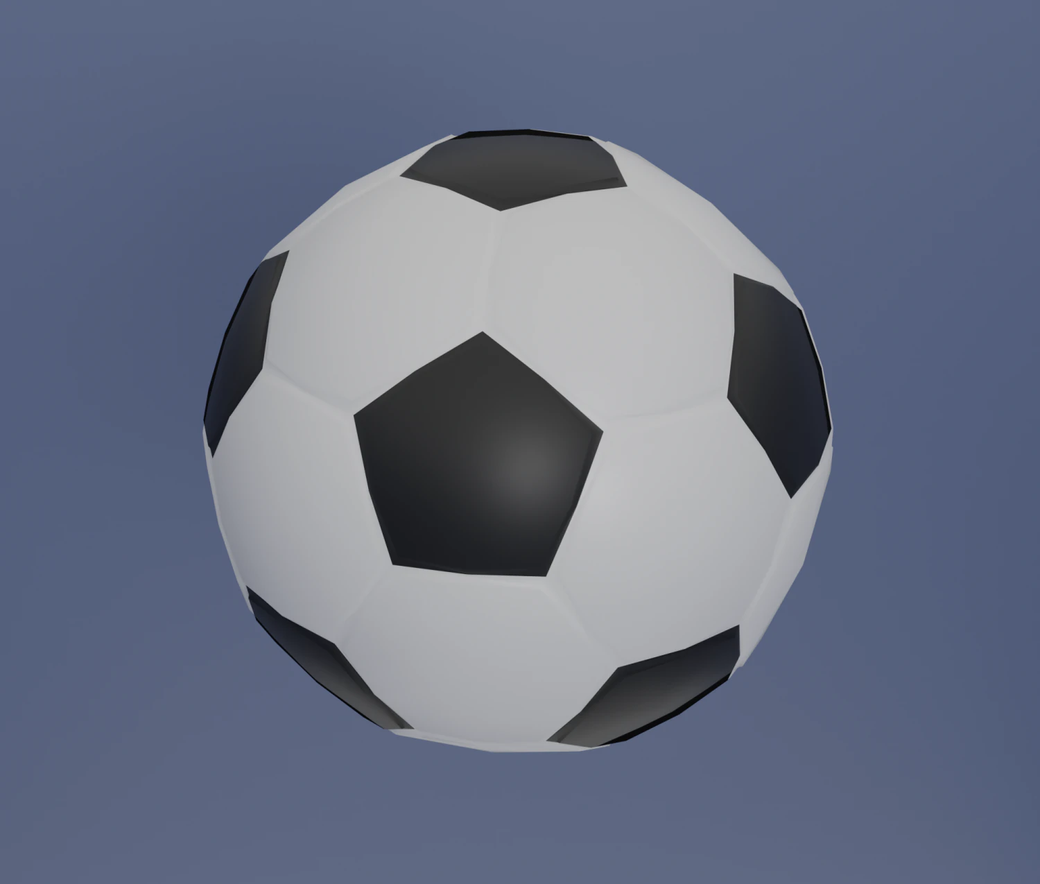 Bal&oacute;n de f&uacute;tbol Modelo 3D .c4d .max .obj .3ds .fbx .stl .blend 