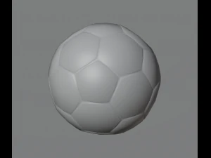 Bal&oacute;n de f&uacute;tbol Modelo 3D