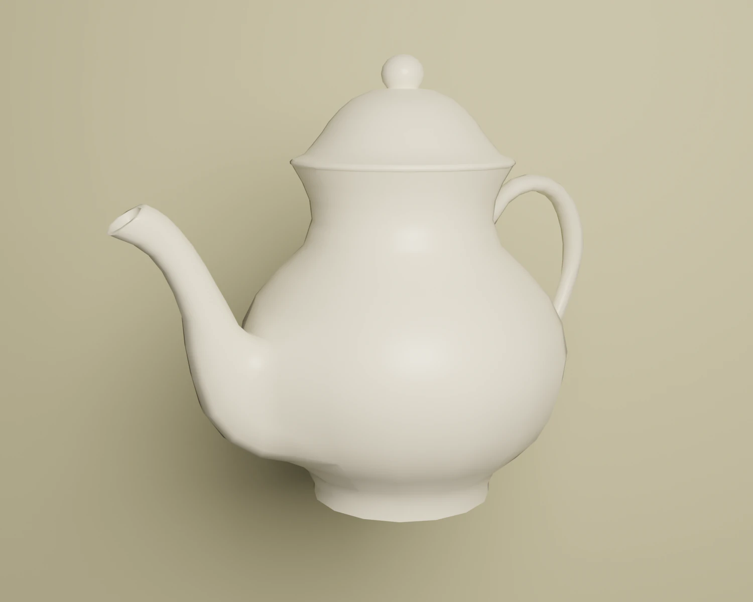 Teapot 3D Model .c4d .max .obj .3ds .fbx .stl .blend 
