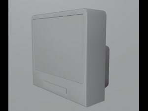 Television Model 3D