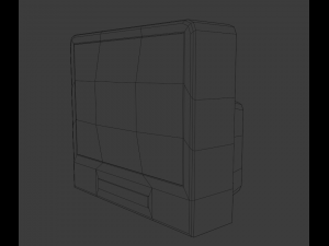 Television Model 3D