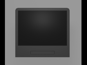 Television Model 3D
