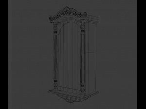 Wall clock 3D-Modell