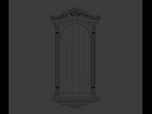 Wall clock 3D-Modell