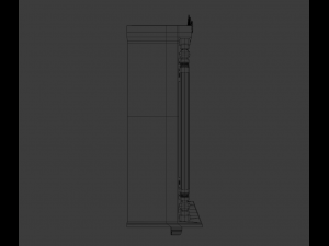 Wall clock 3D-Modell