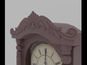 Wall clock 3D-Modell