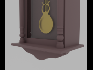 Wall clock 3D-Modell