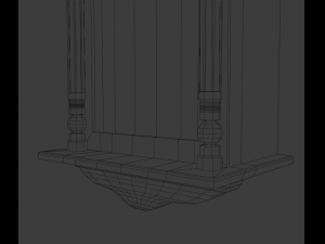 Wall clock 3D-Modell