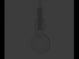 Wall clock 3D-Modell