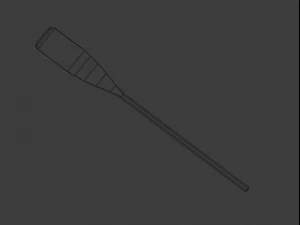 Wooden boat 3D Model