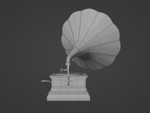 Gramophone 3D Model