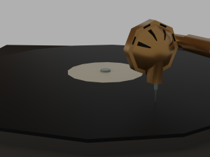 Gramophone 3D Model