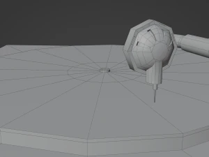 Grammofono Modello 3D