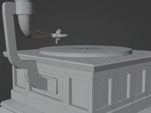 Grammofono Modello 3D