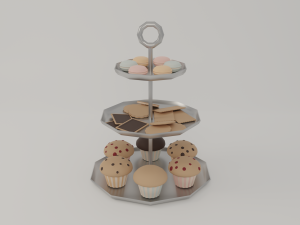 Cake stand Modelo 3D