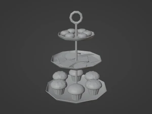 Tempat kue Model 3D
