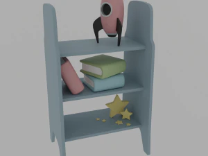 Galaxy kid bedroom 3D Model