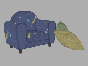 Galaxy kid bedroom 3D Model