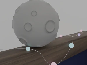 Galaxy kid bedroom 3D Model