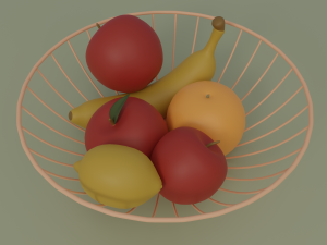 Kitchen and balcony 3D Model