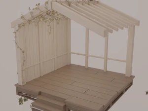Fall terrace 3D Model
