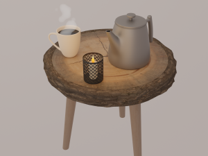 Fall terrace Modello 3D