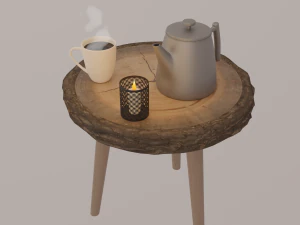 Fall terrace 3D Model