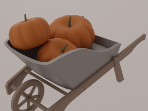 Fall terrace Modello 3D