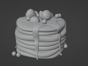 Pancakes 3D Model
