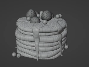 Pancakes 3D Model