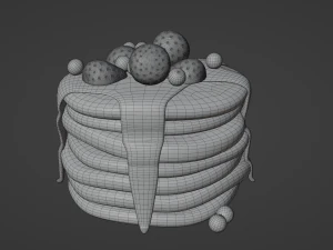 Pancakes 3D Model