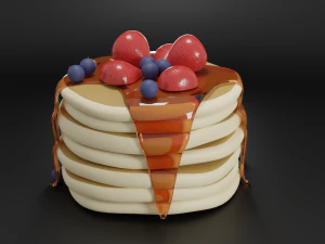 Pancakes 3D Model