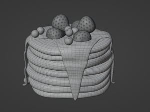 Pancakes Modelo 3D