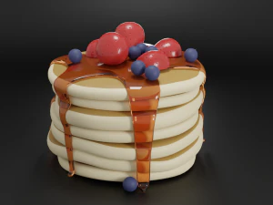 Pancakes 3D Model