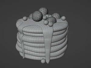 Pancakes 3D Model