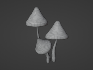 Mushrooms 3D Модель