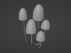 Mushrooms 3D Модель