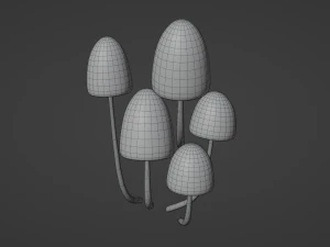 Mushrooms 3D Model