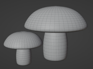 Mushrooms 3D Модель
