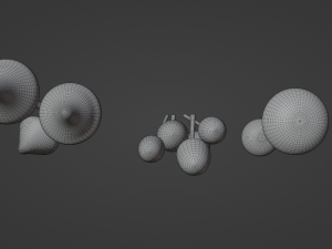Mushrooms 3D Модель