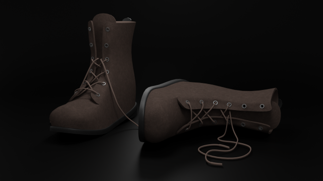 Shoes Modelo 3D .c4d .max .obj .3ds .fbx .stl .blend 