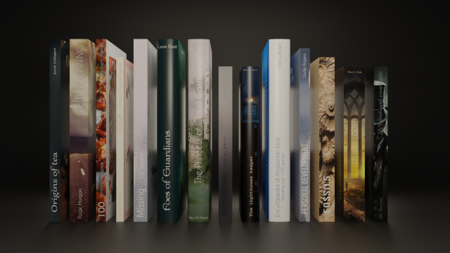 Books 3D Модель .c4d .max .obj .3ds .fbx .stl .blend 
